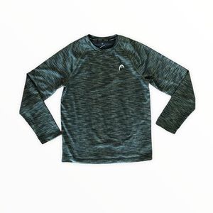 HEAD Green/Black Long Sleeve Shirt